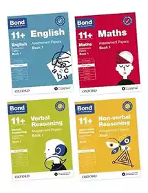Bond 11+ English, Maths, NVR, VR Assessment Papers 10-11 Book 1 Bundle
